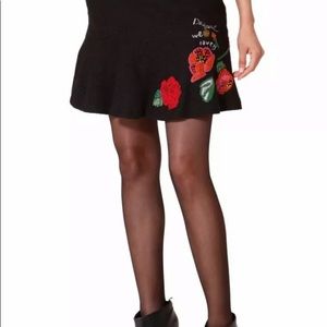 Desigual embroidered skirt